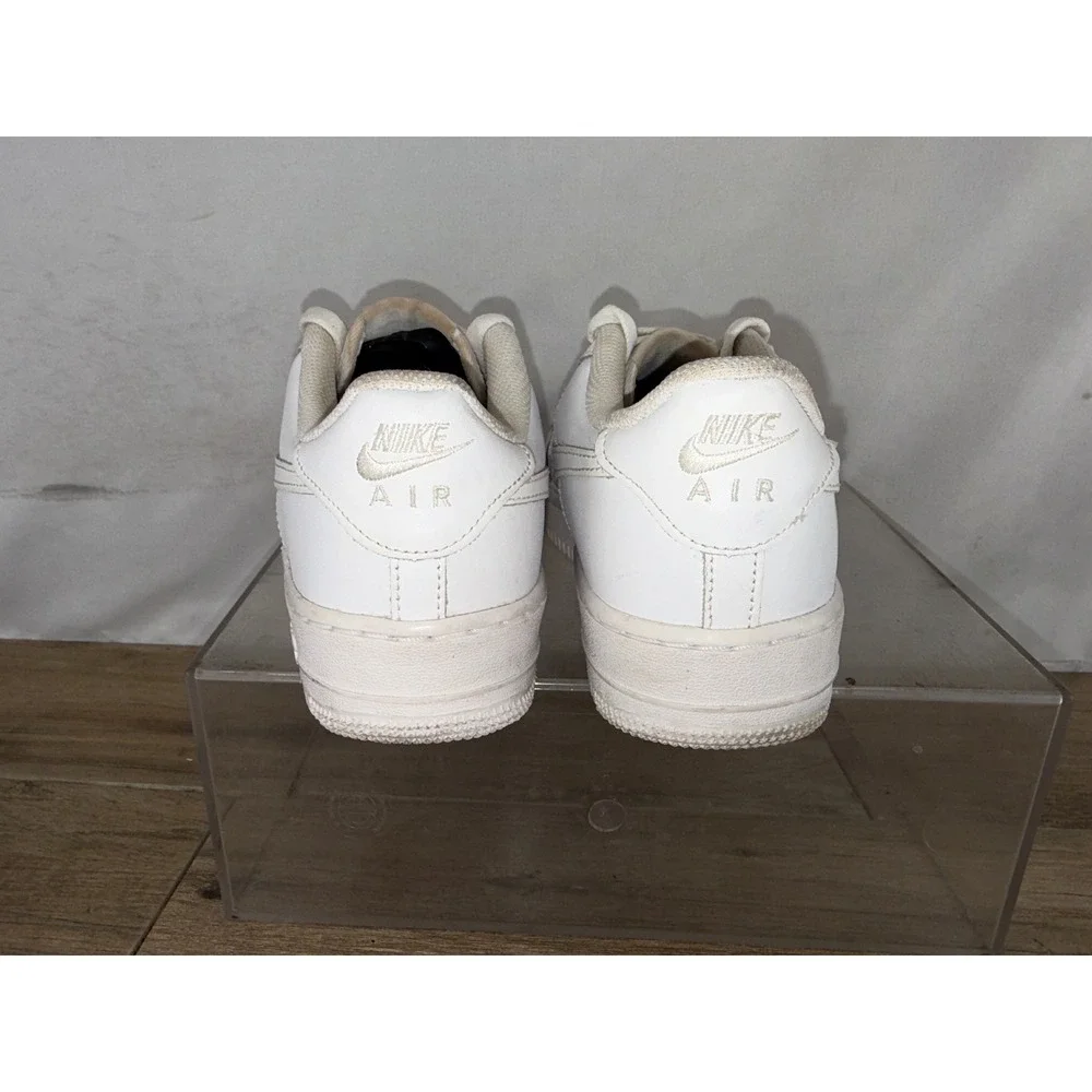 Nike Air Force 1 LE‎ Low White Leather Sneakers DH2920-111 Kids 7Y Womens 8.5